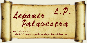 Lepomir Palavestra vizit kartica